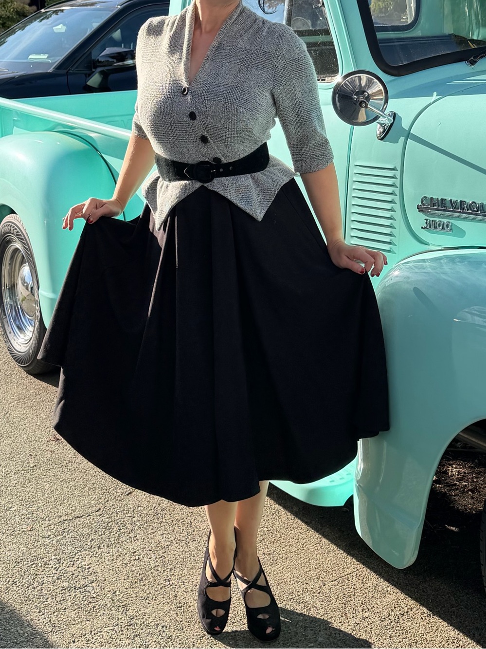 Miss Candyfloss pinup dress 1950s New Look style